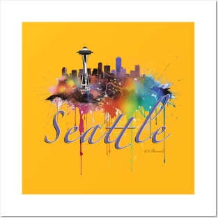 Seattle Washington Posters and Art